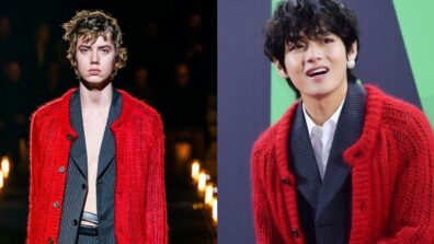 Same Outfits, Different Vibes: BTS’s V And A Runway Model Wore The Same Outfit But Gave Out Contradictory Vibes