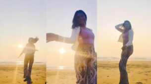 Sana Makbul can’t get enough of beach sun, watch