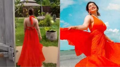 Sara Tendulkar Looks Breathtaking In Hot-Red Backless Gown: Take A Look