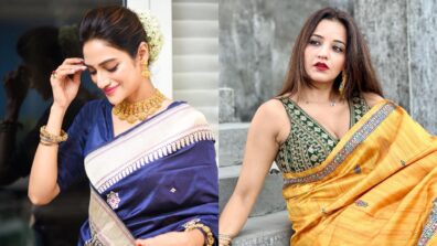 Saree Fashion Battle: Nusrat Jahan Vs Monalisa: Who’s your desi queen of hearts?