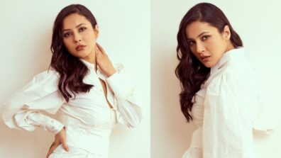 Sassy Queen: Shehnaaz Gill Looks Hot In White Ensemble