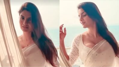 Video: When Anveshi Jain made internet go bananas with sensuous curves in transparent see-through saree