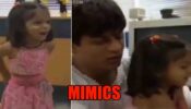 ‘Shah Rukh eat your food,’ shouts Shah Rukh Khan’s daughter Suhana Khan as she mimics mother Gauri Khan