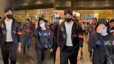 Shershaah Stars Siddharth Malhotra And Kiara Advani Snapped At Airport Twinning In Black As They Return From Dubai Vacation