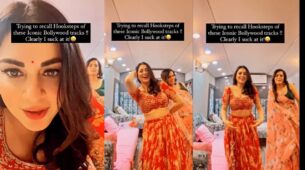 Shraddha Arya aces Bollywood songs hook step on sets, see video
