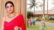 Shraddha Arya is celebrating Janmashtami by breaking ‘Dahi Handi’ in her latest reel