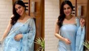 Shraddha Arya poses like happy, glowing diva in sky-blue ethnic outfit, see beautiful snaps