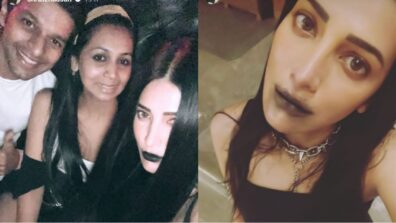 Shruti Haasan goes wild, sets internet into tizzy with punk style goth make-up