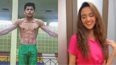 Siddharth Nigam shows off his coolest gymnastic skills, Ashi Singh is blushing