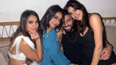 Sneak peek: Nysa Devgn’s latest party pictures with Janhvi Kapoor and friends