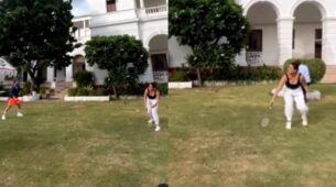 “Some Monday Sport With Husband” Kareena Kapoor Enjoys Badminton With Saif Ali Khan