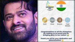 Superstar Prabhas congratulates all Indian winners of Commonwealth Games 2022, says, “thank you all…”