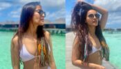Surbhi Jyoti looks upright stunning in sheer bikini avatar on Maldives beach, pictures inside