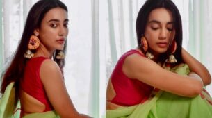 Surbhi Jyoti takes over internet by storm in jaw-dropping see-through saree pics, are you in love?