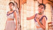 Taapsee Pannu serves as Boho queen in feathery purple co-Ord set with ruffles, see pics