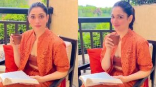 Tamannaah Bhatia Is A Chai Lover And Looks Stunning While Enjoying It