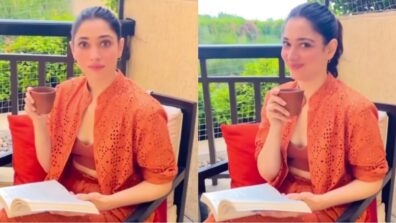 Tamannaah Bhatia Is A Chai Lover And Looks Stunning While Enjoying It