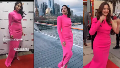 Tamannaah Bhatia looks like ‘Barbie Doll’ in pink bodycon outfit, see pics