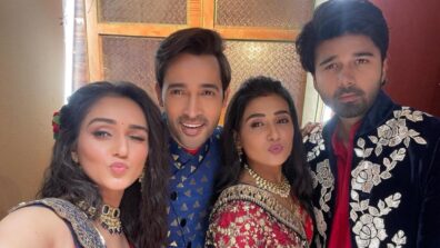 Tanya Sharma shared an offscreen selfie with co-stars Avinash Mukherjee, Karan Sharma, and Radhika Muthukumar