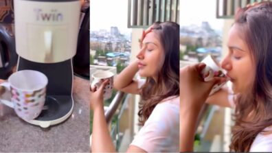 Tere Sang Ek Simple Si…Surbhi Chandna reveals her early morning addiction, see viral video