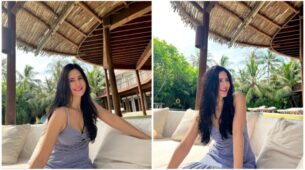 The Airy Blue Dress With Cut-Out On Katrina Kaif, Priced At Rs 18,000, Is Ideal For A Girls’ Night Out 