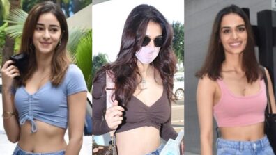 The Fab Actresses Manushi Chillar, Disha Patani And Ananya Panday Looking Bold In Casual Crop Tops And Ribbed Jeans: See Pics