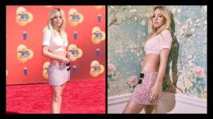 The Time When Sydney Sweeney Went Viral Overnight Wearing Her Pink Shimmery Mini Skirt