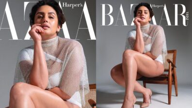 The White Affair: Huma Qureshi looks dreamy in mesh bodysuit, see pics 