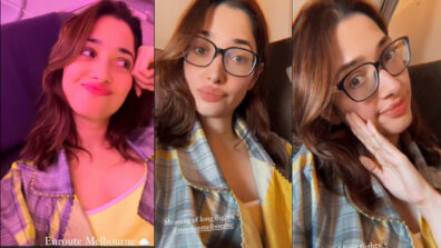 This is what Tamannaah Bhatia does on a ‘long flight’, watch video 