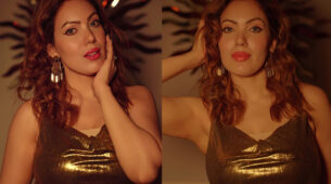 TMKOC actress Munmun Dutta glows in gold, see pics