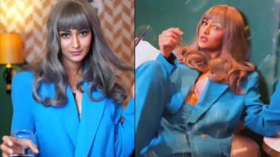 Trending: Erica Fernandes gets a new hair colour, pulls off sky-blue pantsuit like a badass babe