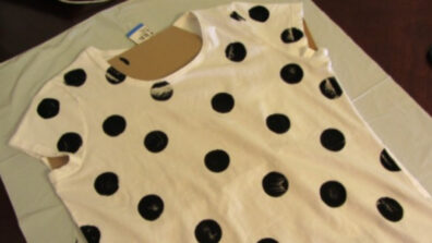 Try To Make A DIY Polka Shirt In An Hour