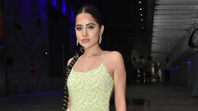 Urfi Javed Sizzles The Bold Monokini With Rope Skirt On It