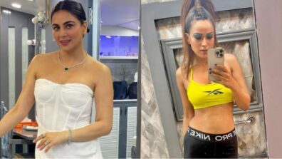 Vanity Van Fashion Face-off: Shraddha Arya in white strapless outfit or Nia Sharma in yellow bralette: Who’s your favourite crush?