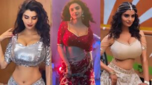 Video: When Anveshi Jain looked irresistible in sensuous deep-neck blouse and saree