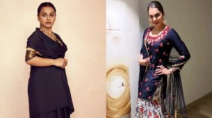 Vidya Balan And Isha Koppikar Twins In Blue Outfit And Looks Glamorous