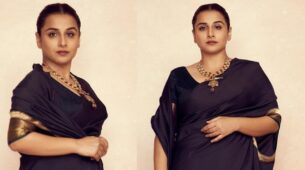 Vidya Balan’s silk saree glam nothing less than a Royal Queen