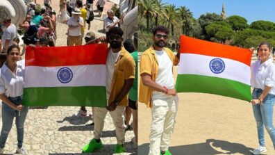 Vignesh Shivan And Nayanthara Hoists Tricolour In Spain To Commemorate 75 Years Of Pride And Glory