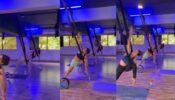 Viral Video: Malaika Arora proves age is just a number, spotted performing aerial yoga like teenager