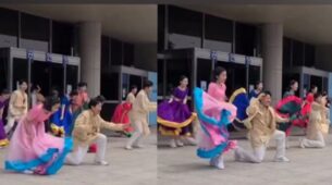 Viral Videos: Korean is growing over Bollywood music
