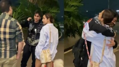 Watch: Arbaaz Khan and Malaika Arora come to see off son at airport, video goes viral