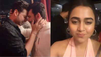 Watch: Karan Kundrra and Arjun Bijlani recreate Shah Rukh and Salman Khan’s ‘Karan Arjun’ moment, Tejasswi Prakash says, “I don’t like…”