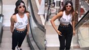 Nia Sharma is delighted after shopping spree, starts dancing on escalator in public