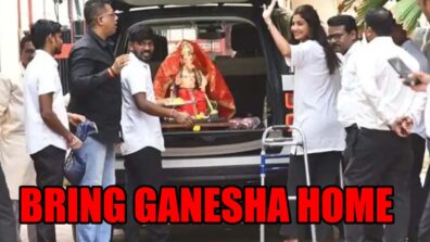 Watch Photos: Shilpa Shetty And Raj Kundra Welcome Lord Ganesha Home