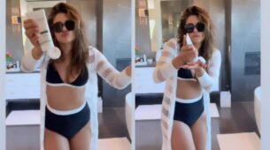 Watch: Priyanka Chopra gives sneak-peek into post pool hair care routine, looks irresistible in black swimsuit
