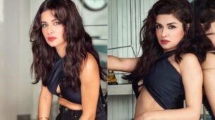 Uff Haye Garmi: Avneet Kaur flaunts sensuous figure and legs in black outfit, says, “please don’t judge…”
