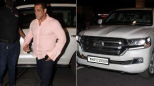 Watch: Salman Khan gets spotted in bulletproof Toyota Land Cruiser SUV worth 1.5 crores