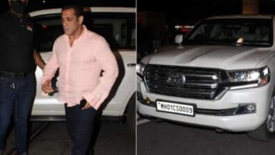 Watch: Salman Khan gets spotted in bulletproof Toyota Land Cruiser SUV worth 1.5 crores