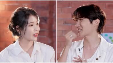 Watch Video: J-Hope Tries To Maintain Eye Contact With IU But Fails, It’s Hilarious