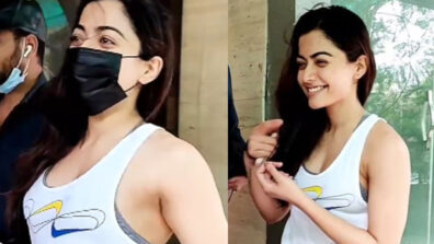 Watch Video: Rashmika Mandanna gives pure fitness goals to fans, flaunting her ripped muscles in gym suit 